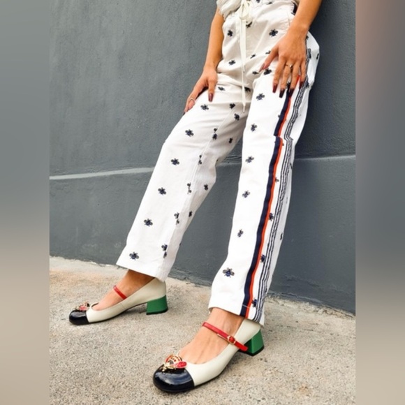 Maeve x Anthropologie Bumble bee Straight Track pants - Picture 4 of 15